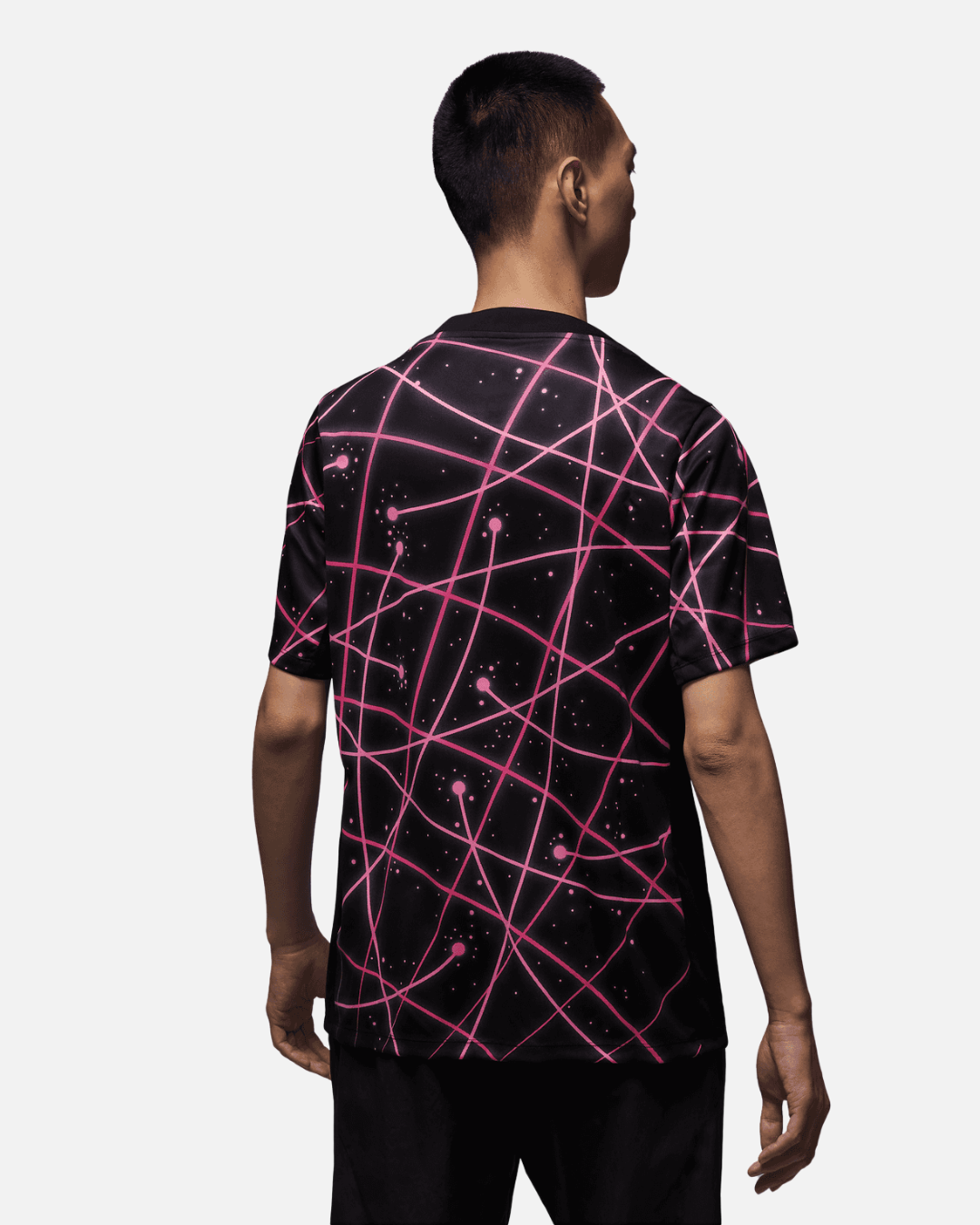 Maillot PSG Pré-Match 2025/2026 - Noir/Rose