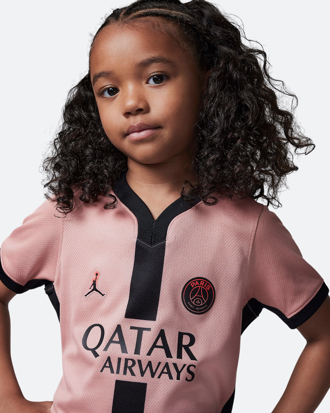 Ensemble 3 pièces PSG Enfant 2024/2025 - Rose/Noir