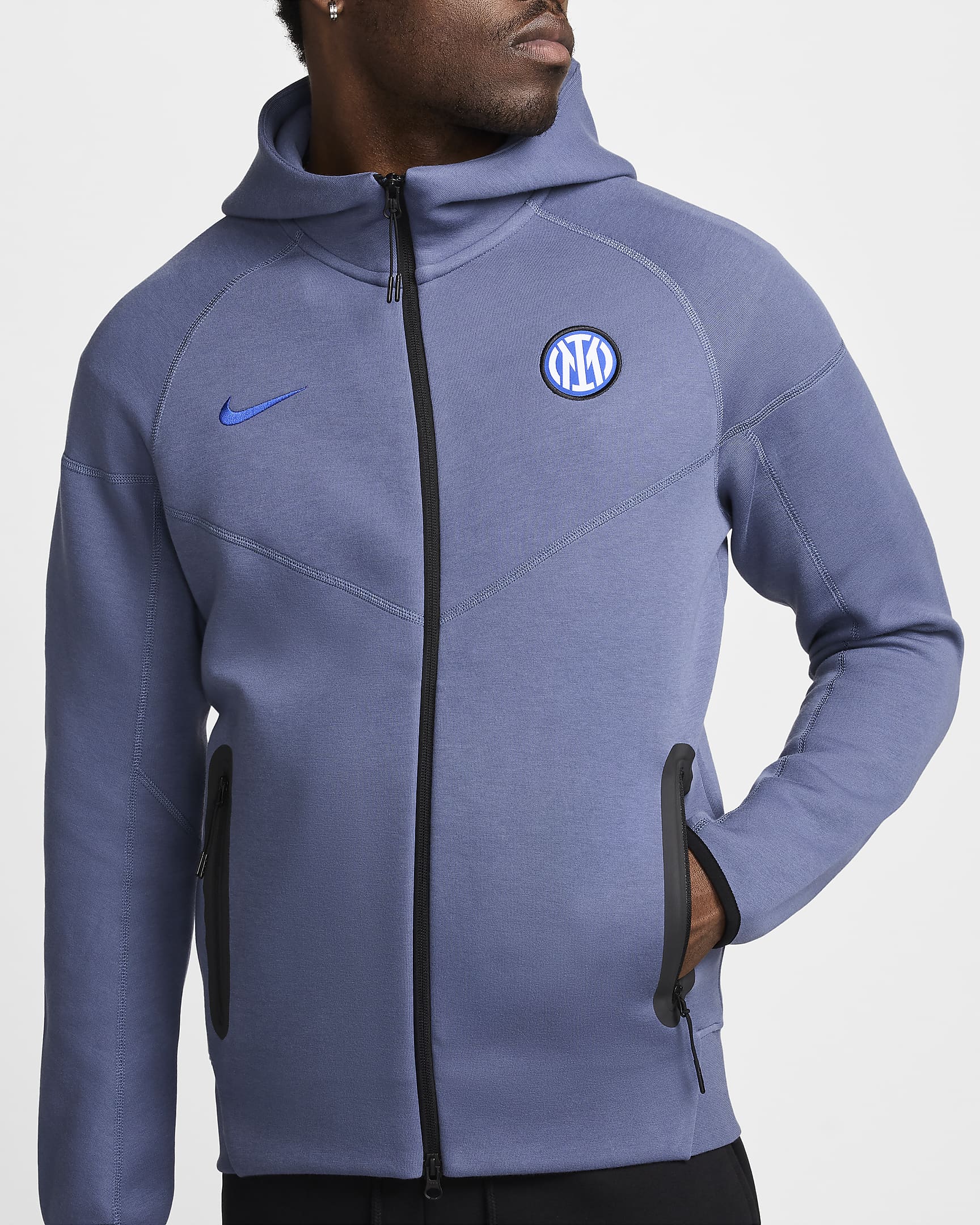 Veste Inter Milan Tech Fleece 2024/2025 - Bleu