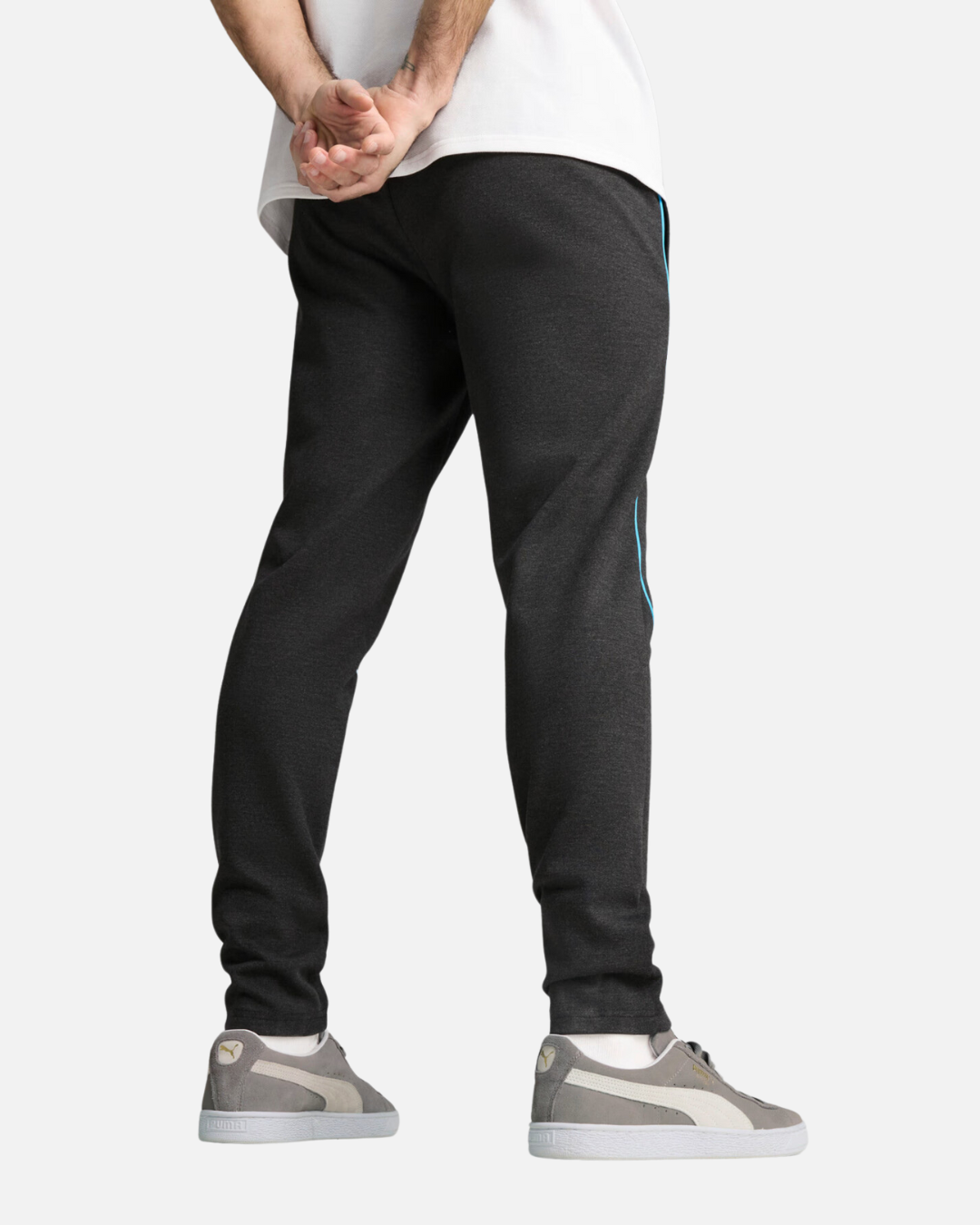 Pantalon de survêtement OM 2024/2025 - Noir/Bleu
