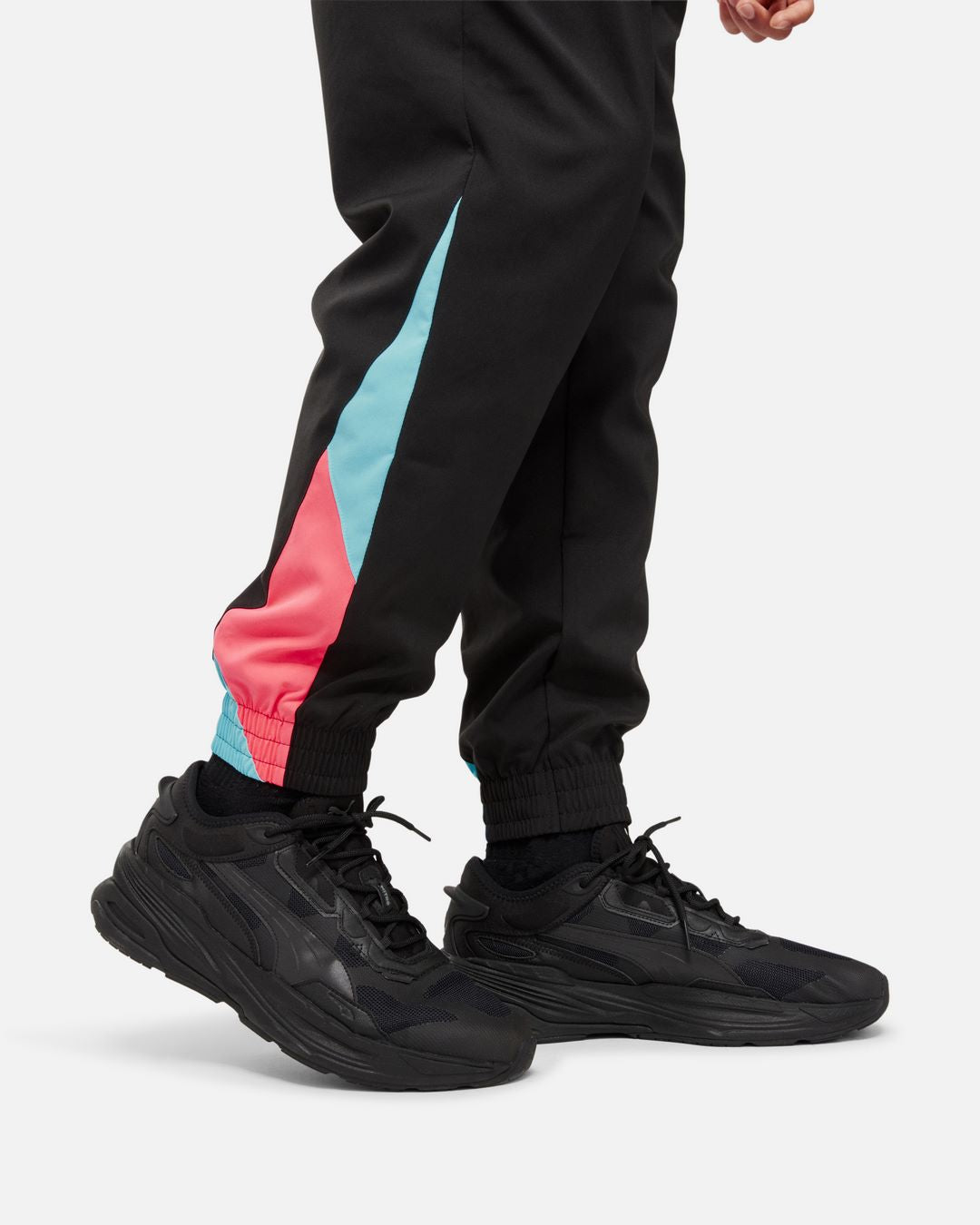 Pantalon de survêtement Manchester City - Noir/Rose/Bleu