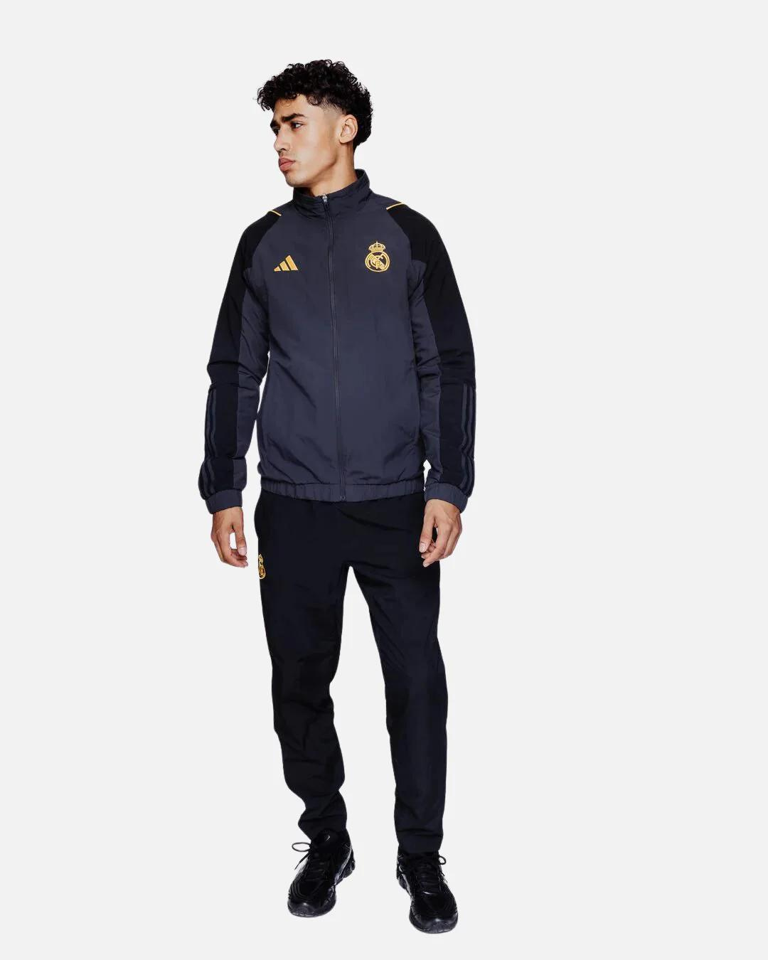 Pantalon de survêtement Real Madrid - Noir/Doré