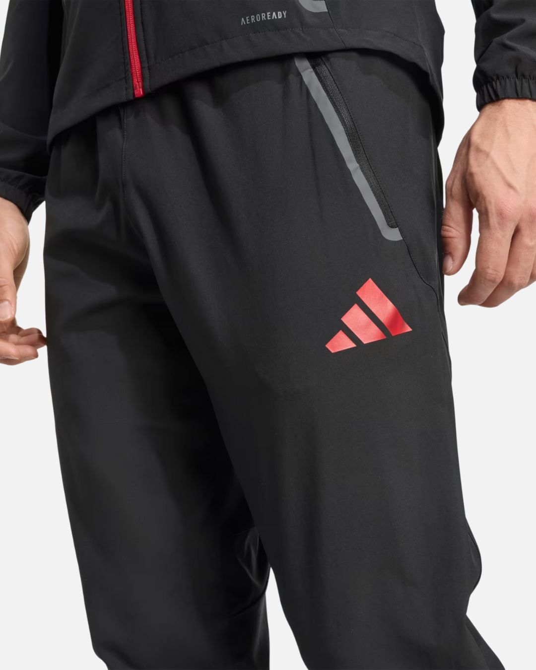 Pantalon de survêtement Liverpool FC 2025/2026  - Noir/Rouge