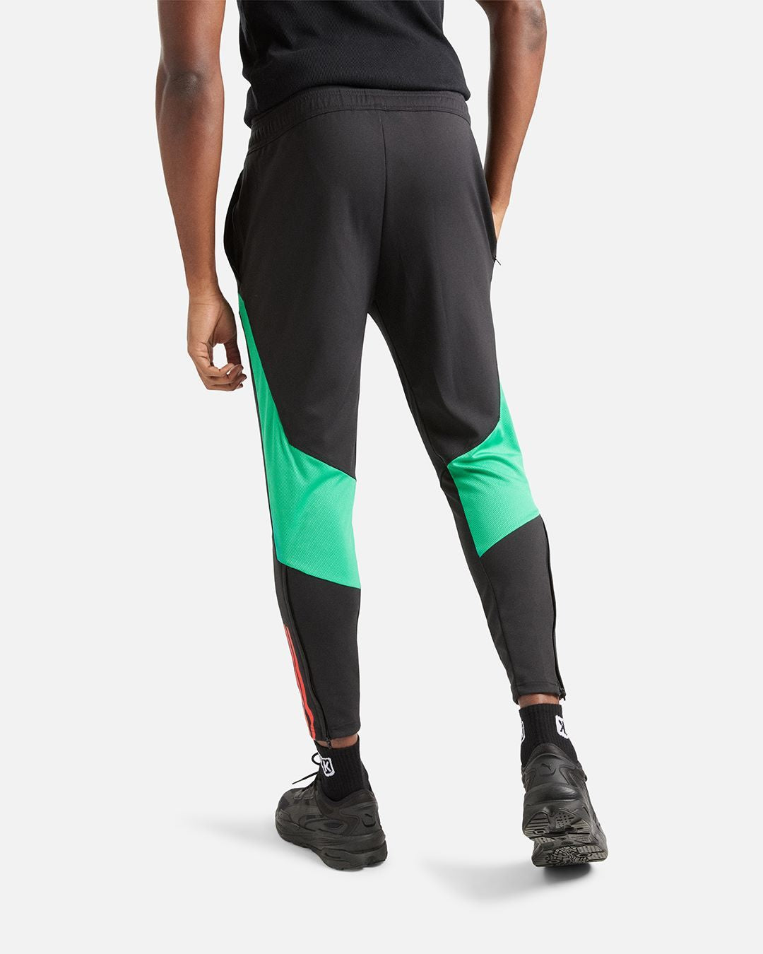 Pantalon d'entrainement Manchester United - Noir/Rouge/Vert