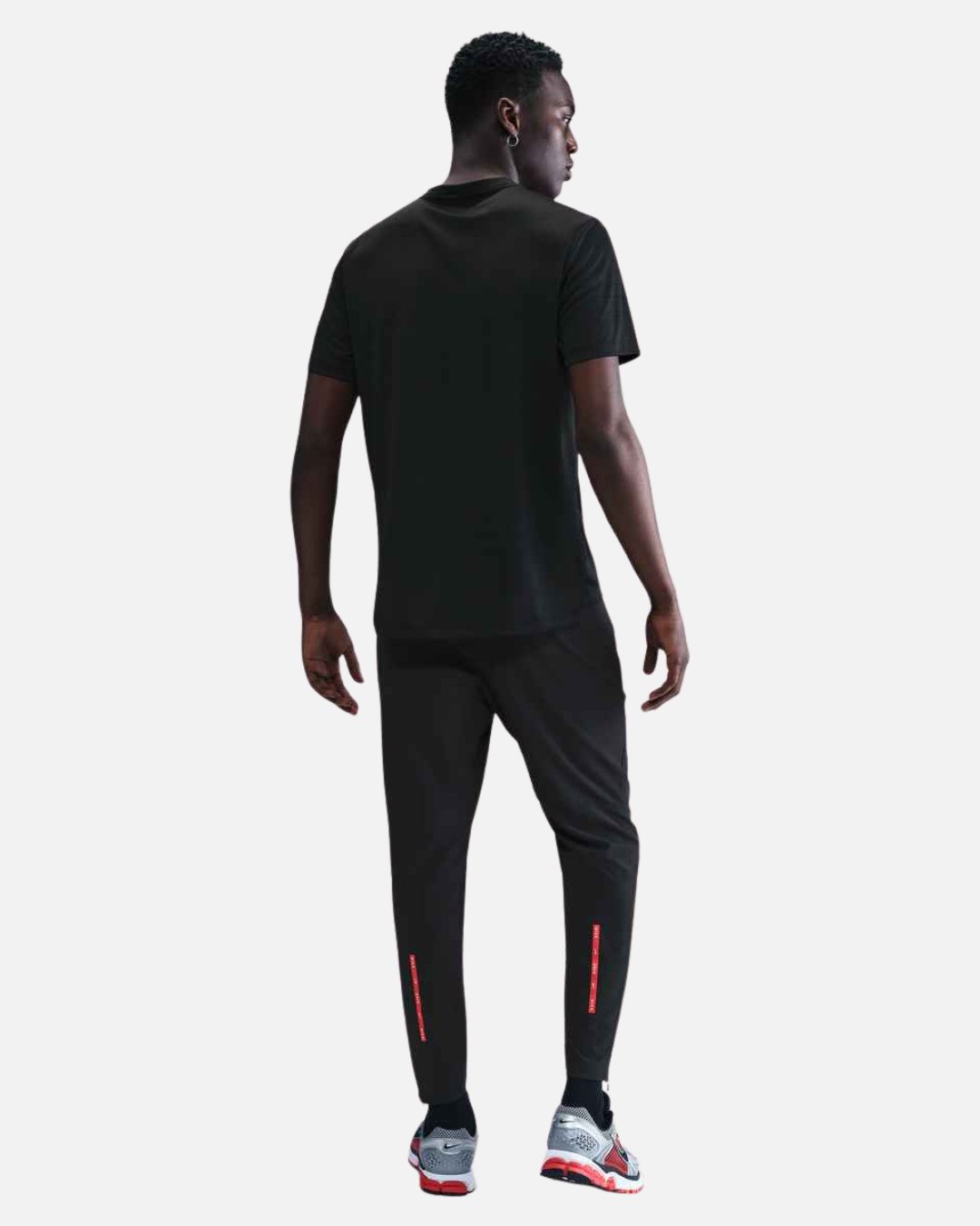 T-shirt Nike Running - Noir/Rouge