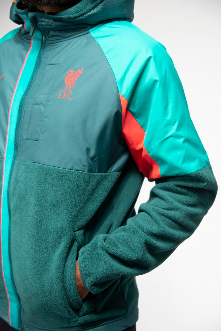 Veste à capuche Liverpool - Vert/Rouge