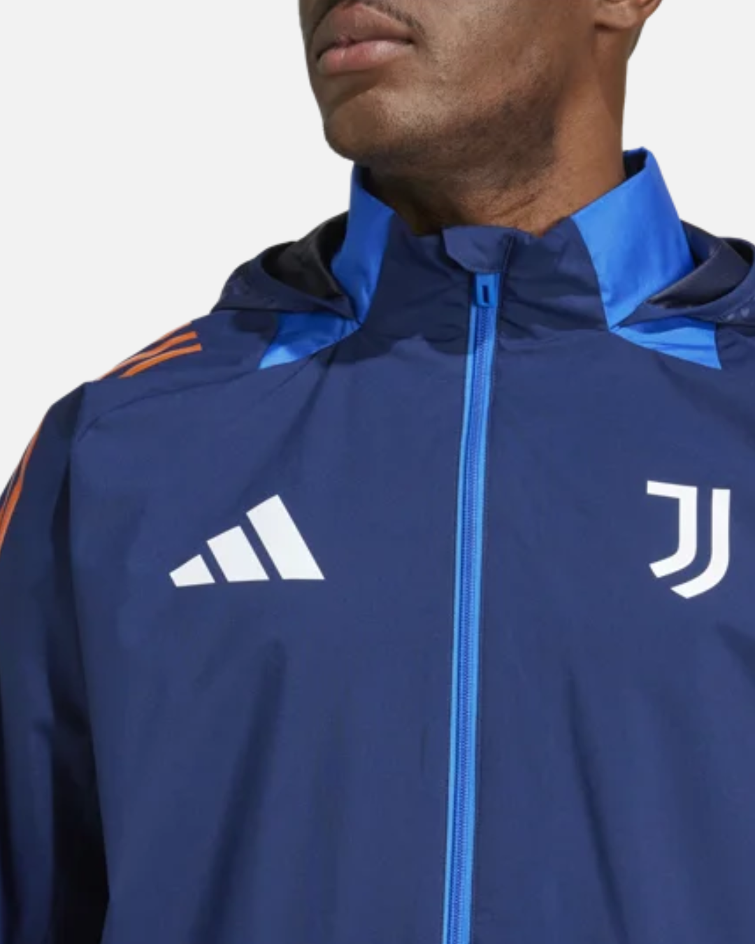 Veste Coupe-Vent Juventus 2025 - Bleu/Orange