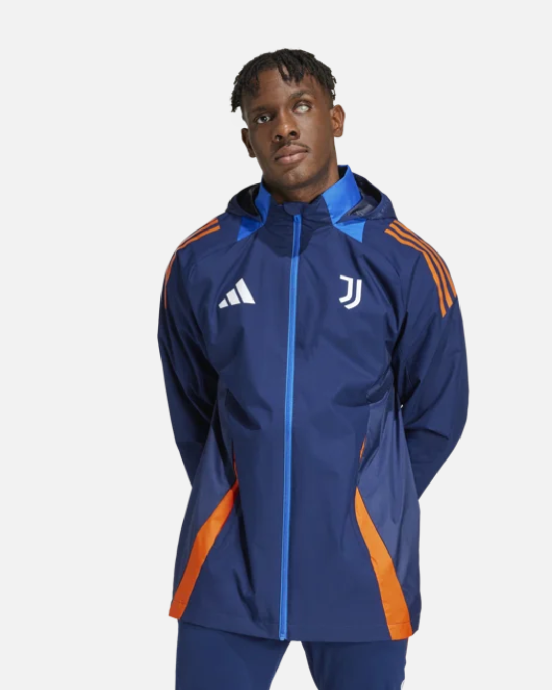 Veste Coupe-Vent Juventus 2025 - Bleu/Orange