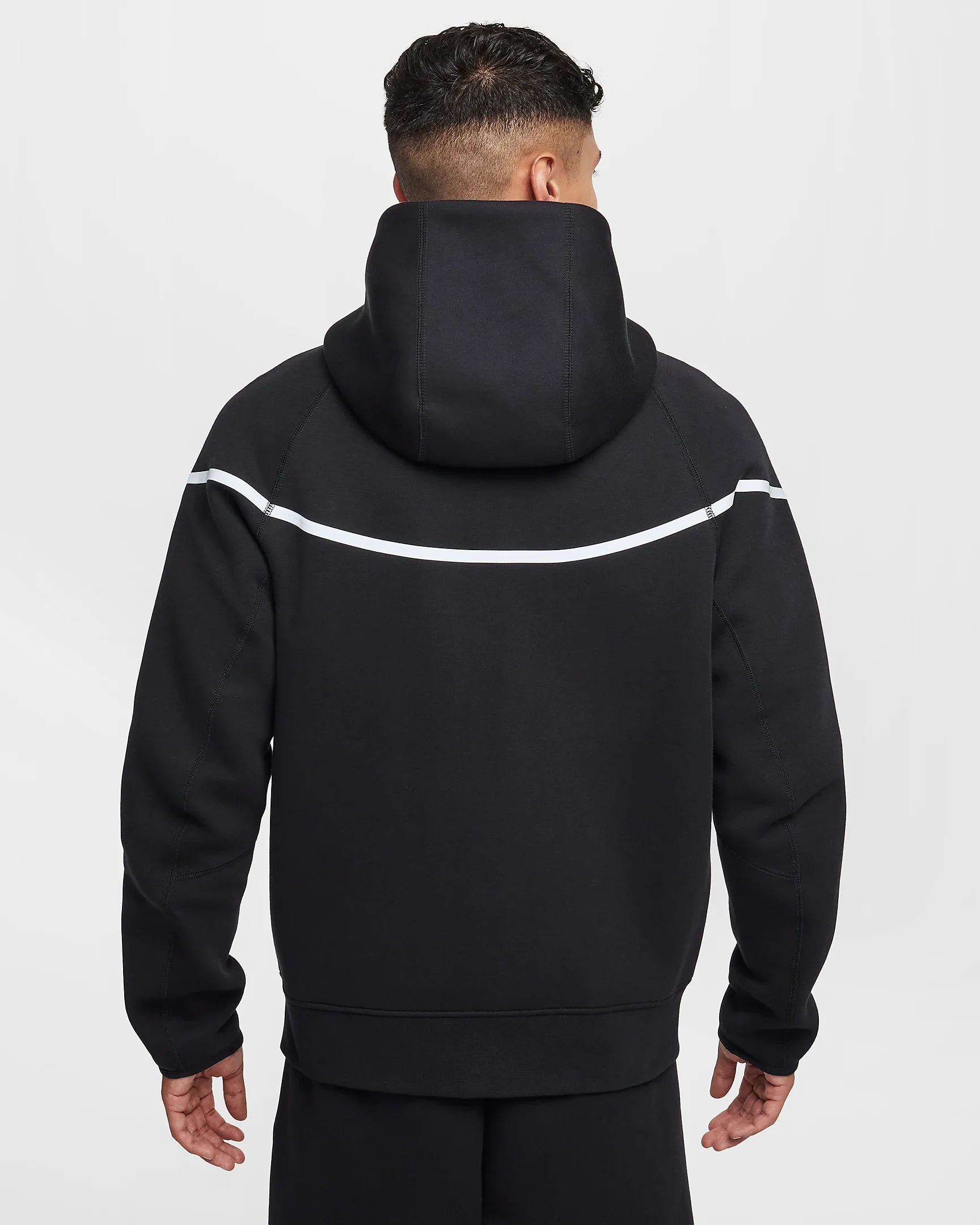 Veste Nike Tech Fleece Windrunner - Noir/Argent