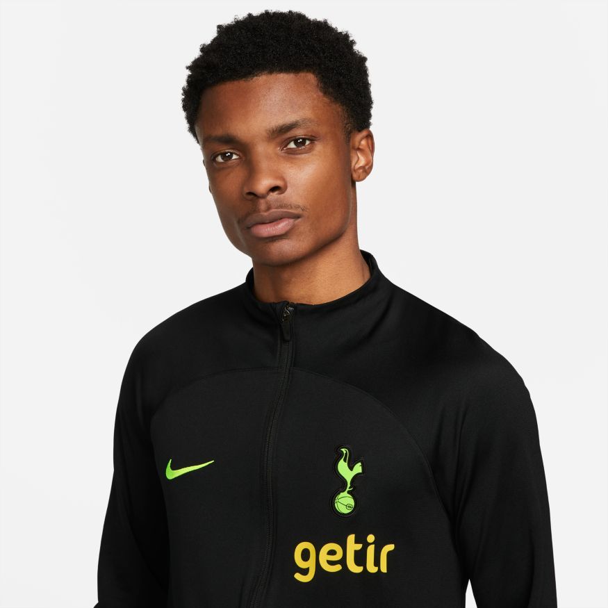 Veste de survêtement Tottenham Hotspur Strike - Noir/Jaune